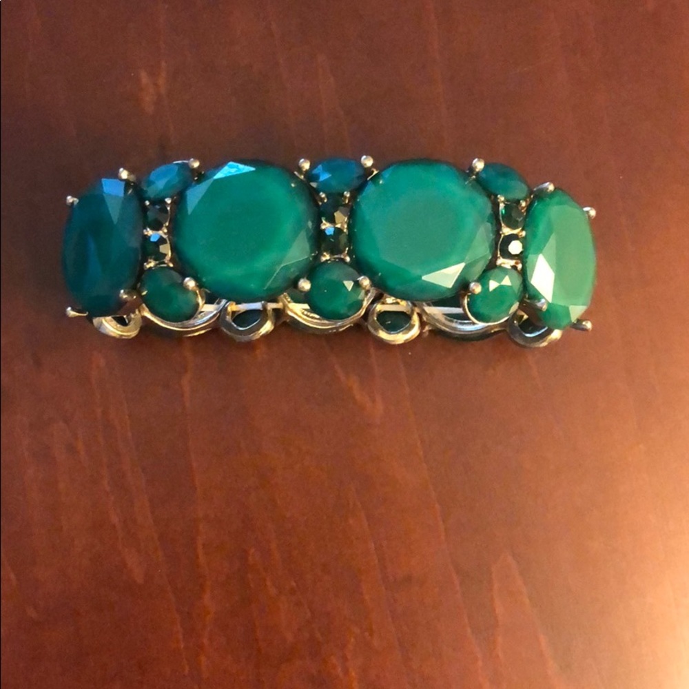Emerald chunky bracelet